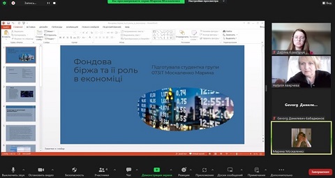 Робота наукового гуртка кафедри соціальних та поведінкових наук «Креативна економіка»