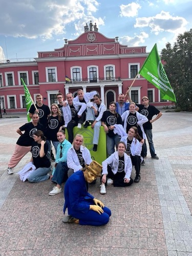 Студентські патріотичні флешмоби як частина святкування 150-річчя університету