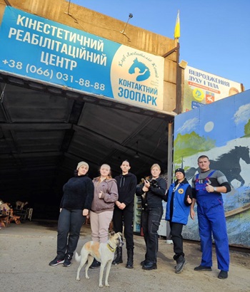 Виїзне практичне заняття в “Кінестетичному реабілітаційному центрі Hippos”