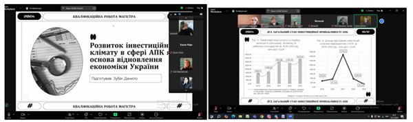 Успішний захист кваліфікаційних робіт магістрів спеціальності 051 Економіка.