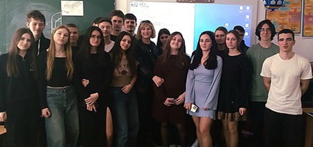 Профорієнтаційна робота кафедри Екології та сталого розвитку ім.Професора Ю.В.Пилипенка для випускників Біляївського ліцею №2