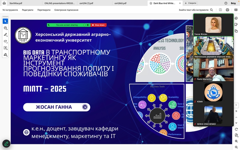 Big Data у транспортному маркетингу: виступ Жосан Ганни на міжнародній конференції MINTT – 2025