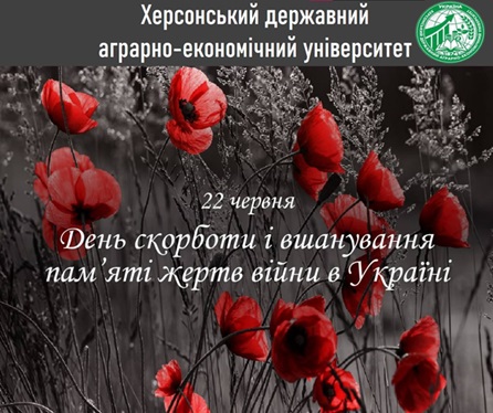 День Скорботи і Вшанування Пам’яті Жертв Війни в Україні