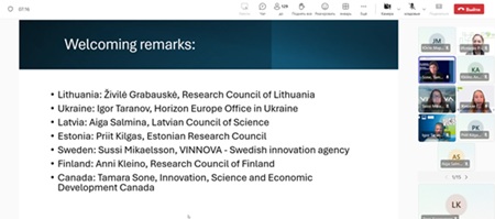 Участь у міжнародному онлайн-заході в межах програми «Горизонт Європа»: нові можливості для кафедри підприємництва, обліку та фінансів