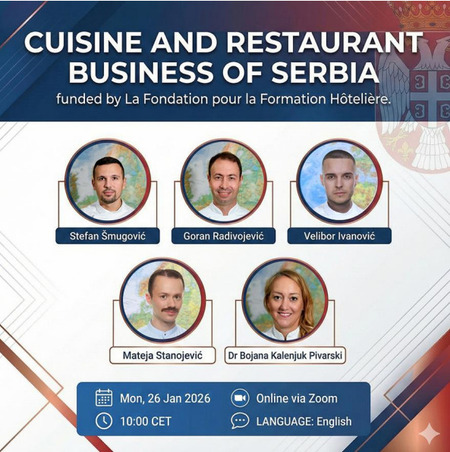 Міжнародний вебінар “Cuisine and restaurant business of Serbia”