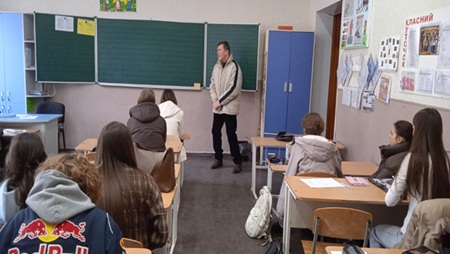 Профорієнтаційна зустріч у Лінгвістичному ліцеї м. Кропивницького