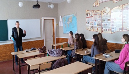 Профорієнтаційна зустріч з учнями Компаніївського ліцею Кіровоградської області